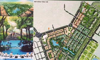 Bàn giao quy hoạch chi tiết khu nhà ở sinh thái tại xã Xuân Phương 
