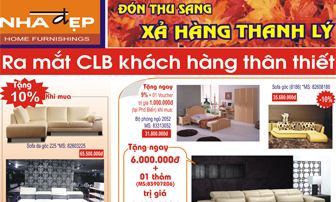 Nhà đẹp: Đón thu sang xả hàng thanh lý