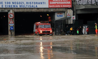 Lũ quét tại thành phố cảng Genoa -  Italia, 7 người chết