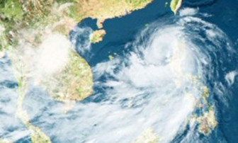 Bão số 5 suy yếu, bão Nalgae xuất hiện ở biển Đông
