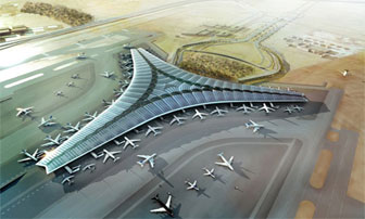 Choáng với sân bay hiện đại giữa sa mạc Kuwait