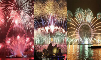 Chùm ảnh pháo hoa đón chào năm mới đẹp nhất thế giới