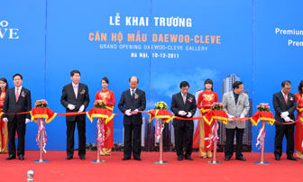 Khai trương căn hộ mẫu và mở bán dự án Daewoo-Cleve