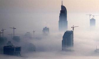 Những tòa nhà ‘mọc lên từ mây trắng’ tại Dubai