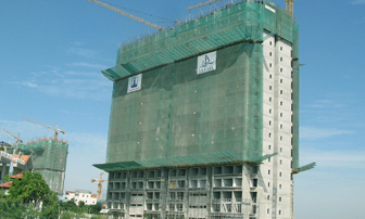 La Casa: Thi công đến tầng 20 block 1