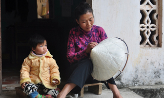 Ảnh đẹp Ba Vì: Làng nghề nón lá Phú Châu