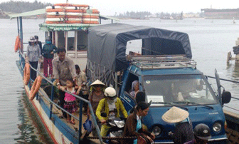 Quang Nam: Đầu tư 2,5 tỉ đồng thay phà bị chìm