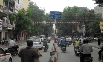 Hà Nội sẽ phân làn trên phố Nguyễn Trãi, Hoàng Quốc Việt