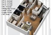 Chính chủ bán căn hộ chung cư Ngoại Giao Đoàn - Bắc Từ Liêm, DT 102m2, LH 0944596256 chính chủ