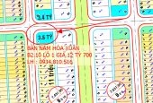 Cần bán góc 2mt đường 7m5 khu Nam Hòa Xuân - Hòa Quý - Đồng Nò