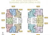 CHCC Sunshine Center Mỹ Đình giá chỉ từ 43tr/m2 tặng 200 tr, tặng 2 năm phí DV