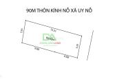 Bán đất thôn Kính Nỗ xã Uy Nỗ giá 2xtr/m2 đường ô tô