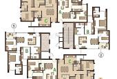 Bán căn hộ Bán căn hộ chung cư Rừng Cọ Ecopark - 83m2, 2 ngủ 2 vệ sinh - tháp D, Đủ nội thấtchung c