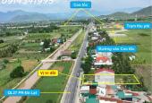 Nút giao cao tốc Ninh Thuận. Mặt đường QL27A, 20x50m sân bay Thành Sơn 5km, QL1 6km, 12km tới biển