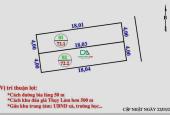 Bán 72.2m2 đất chính chủ tại Thuỵ Lâm, Đông Anh.