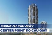 CHÍNH CHỦ CẦN BÁN CĂN HỘ CHUNG CƯ CENTER POINT 110 CẦU GIẤY . DT 127M2, GIÁ NHỈNH 9 TỶ