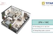 Bán căn hộ 2 ngủ 1 vệ sinh - Chung cư Sky Oasis , KĐT Ecopark - Giá 2.5 tỷ