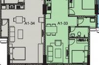 Cải tạo căn hộ có diện tích 98m2 từ 2 căn hộ liền kề