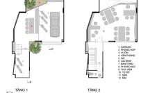 Nhà đẹp trên mảnh đất có thế 