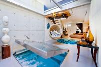 Ấn tượng ngôi nhà có bể bơi trong phòng khách