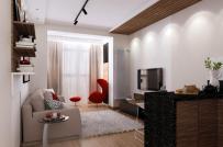 Căn hộ có diện tích chỉ 30m2, nhưng thiết kế nội thất và không gian sống thì 