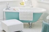 Ý tưởng trang trí phòng tắm đẹp rụng rời với màu xanh dương