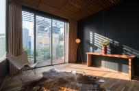 Không gian sống thoáng đẹp trong nhà thép tiền chế ở Hà Nội