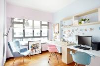 Văn phòng tại nhà đẹp mê dành cho những người yêu màu pastel