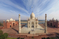 Kiến trúc đền Taj Mahal nổi tiếng