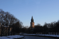 Chiêm ngưỡng kiến trúc Turku lung linh trong tuyết