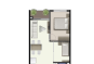 Bán chung cư Quận 7 Saigon Riverside LK Phú Mỹ Hưng, 1 phòng ngủ + 1, hướng Đông view sông Sài Gòn, 1,98 tỷ