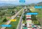 Nút giao cao tốc Ninh Thuận. Mặt đường QL27A, 20x50m sân bay Thành Sơn 5km, QL1 6km, 12km tới biển