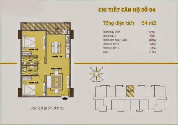 Chung cư C37 Bắc Hà Lê Văn Lương 84m2, giá 26tr/m2, sắp nhận nhà 1812862