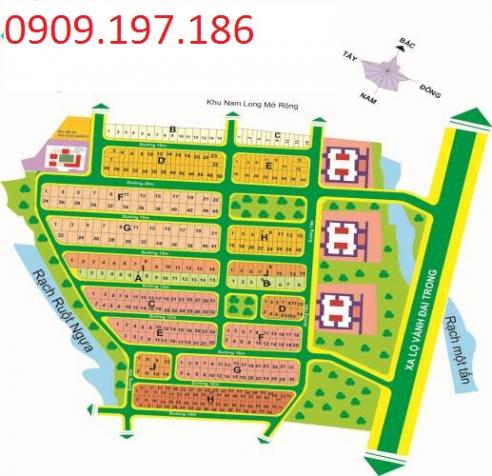Bán đất nền biệt thự dự án tại Hưng Phú, đường Liên Phường quận 9, LH 0909 197 186 9441535