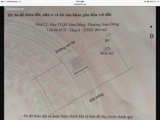 Bán căn hộ tập thể C2 Hồ Đắc Di, Phường Nam Đồng, Đống Đa, Hà Nội 2961821