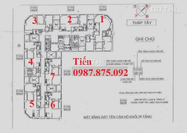 Bán chung cư Hancorp Plaza 72 Trần Đăng Ninh - Cầu Giấy dt 97m2, tháp Tây, căn 04 3399979