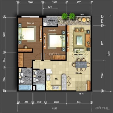 Suất cuối sở hữu căn hộ Carillon 2 Tân Phú, giá tốt với khu vực chỉ 17 tr/m2 (đã VAT), 0% LS 4108467