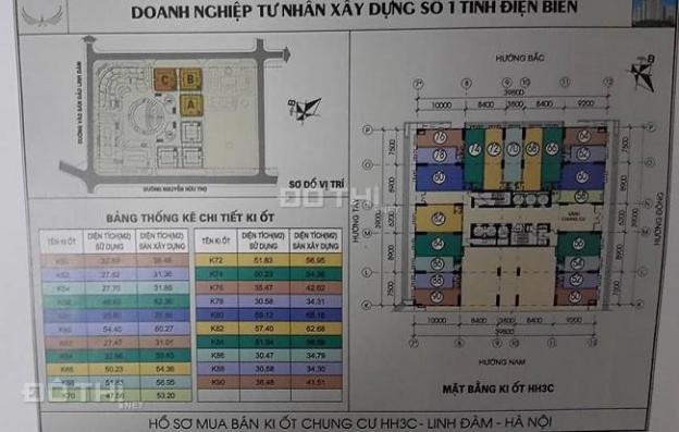 Chính chủ cho thuê ki ốt 74 HH3C Linh Đàm, DT 57m2, giá 18tr/tháng 4200443