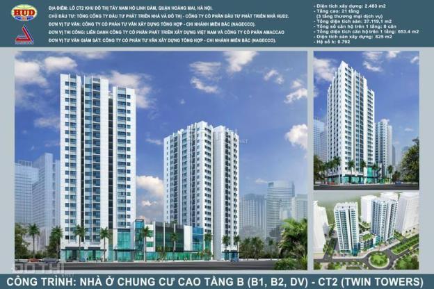 Cần bán gấp căn 3 phòng ngủ, chung cư B1B2 Tây Nam Linh Đàm, tầng trung 4922377