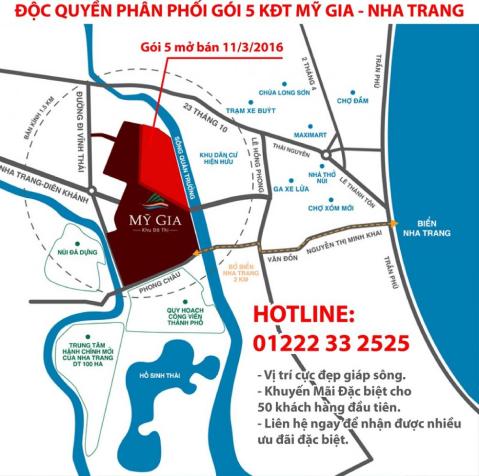 8 triệu/m2 đất nền Nha Trang view sông cách biển 2,5 km cho vay 70% 7805696