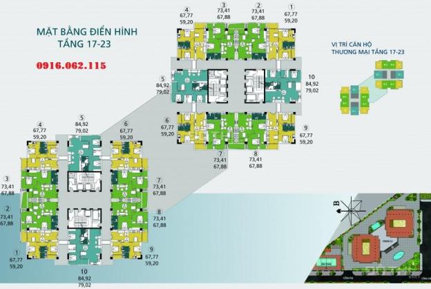 Mở bán tòa nhà công vụ N04A Ngoại Giao Đoàn, với DT từ 59m2 đến 122m2 giá hợp lý 2685498