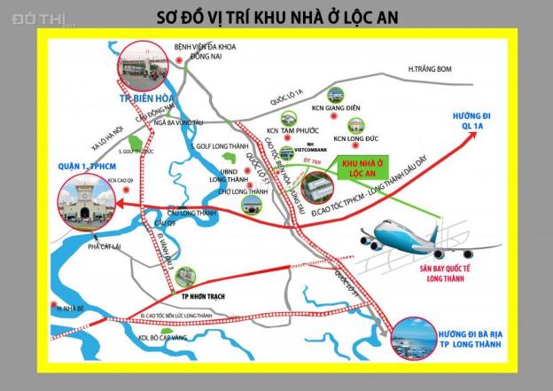 Bán đất gần sân bay Long Thành, Đồng Nai 265tr/nền 5632092