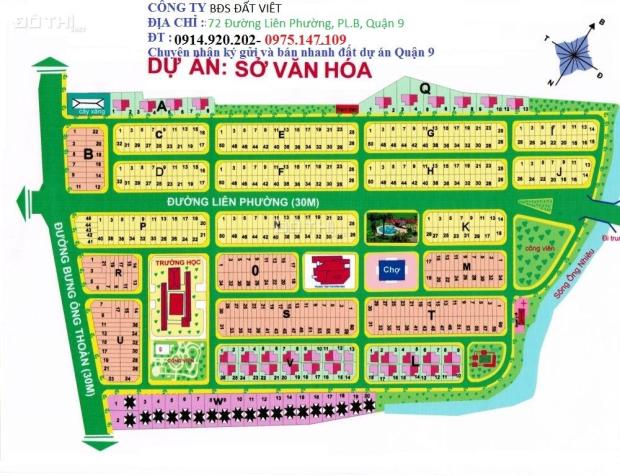 Bán đất mặt tiền Liên Phường, Phú Hữu, Quận 9 dự án Sở Văn Hóa Thông Tin giá 17,5 tr/m2 2969421