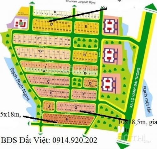 Cần bán 2 lô đất nhà phố khu dân cư Hưng Phú 1, quận 9. DT: 6x20m, giá 39 tr/m2 5921203