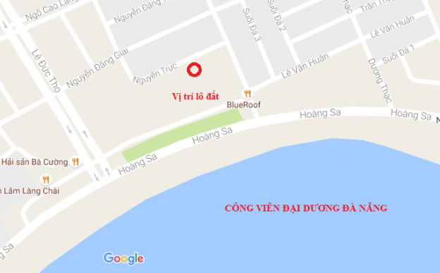 Bán đất đường Nguyễn Trực, khu công viên Đại Dương ,Đà Nẵng. LH Hoàng 0919184728 6051578