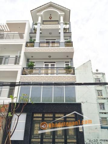 Bán gấp nhà phố giả biệt thự 4 lầu cao cấp hiện đại mặt tiền đường 14m khu Nam Long Phú Thuận 6113397