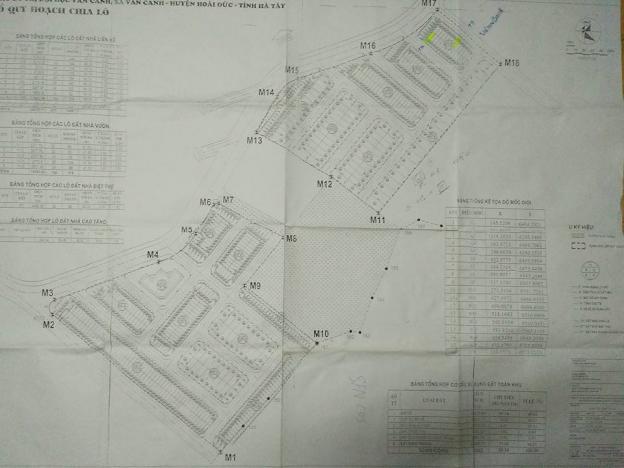 Bán đất liền kề Đại Học Vân Canh TST, Tổng Cục 5, giá 12,5 - 23tr/m2, được tự xây 6273513