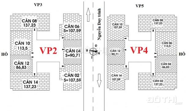 Bán chung cư VP2 - VP4 Linh Đàm các căn 2, 3 và 4 phòng ngủ (86m2 - 90m2 - 107m2 - 137m2) 6347574