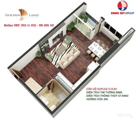 Cần bán gấp duplex chung cư Golden Land giá từ 26.4 tr/m2. LH: 0976 015 926 5759958