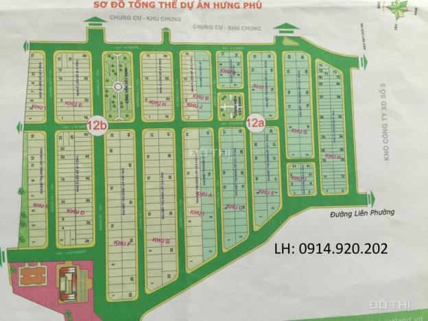 Bán đất nền dự án tại Hưng Phú 1, Quận 9, khu dân cư vị trí đẹp Phước Long B 6075804